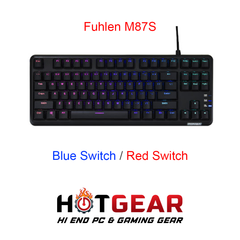 Bàn phím cơ Fuhlen M87s RGB Mechanical Blue/Red Switch