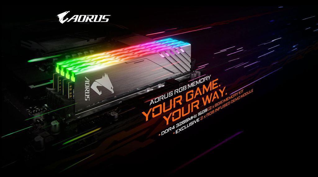 Aorus RGB Memory 16GB (2X8GB) 3200Mhz