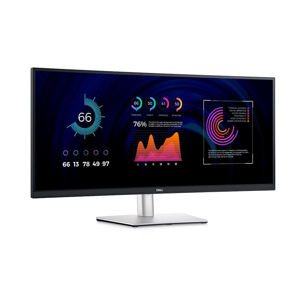 Màn hình cong Dell P3424WE  (34.14 inch - WQHD - IPS - 60Hz - 5ms - USB TypeC - Curved)