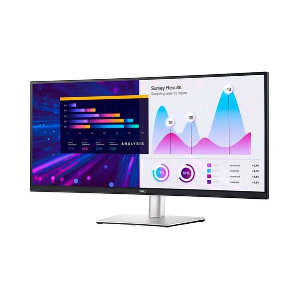 Màn hình cong Dell P3424WE  (34.14 inch - WQHD - IPS - 60Hz - 5ms - USB TypeC - Curved)