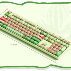 Bàn phím MonsGeek  MG108B Watermelon  (Multi-modes / RGB / Hotswap)
