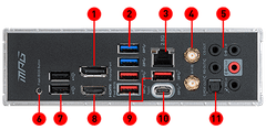 MSI MPG Z590 GAMING EDGE WIFI Mainboard