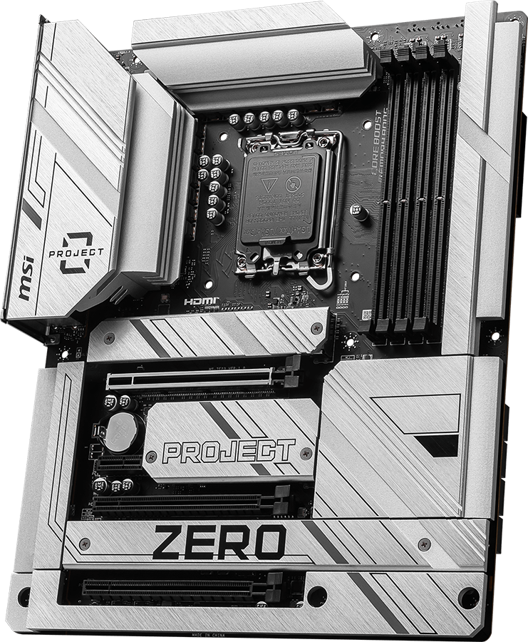 Mainboard MSI Z790 PROJECT ZERO (Intel Z790, LGA1700, 4 x DDR5 256GB, ATX)