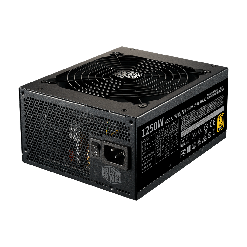 Nguồn Cooler Master MWE GOLD 1250 - V2 1250W ( 80 Plus Gold/Màu Đen/Full Modular)