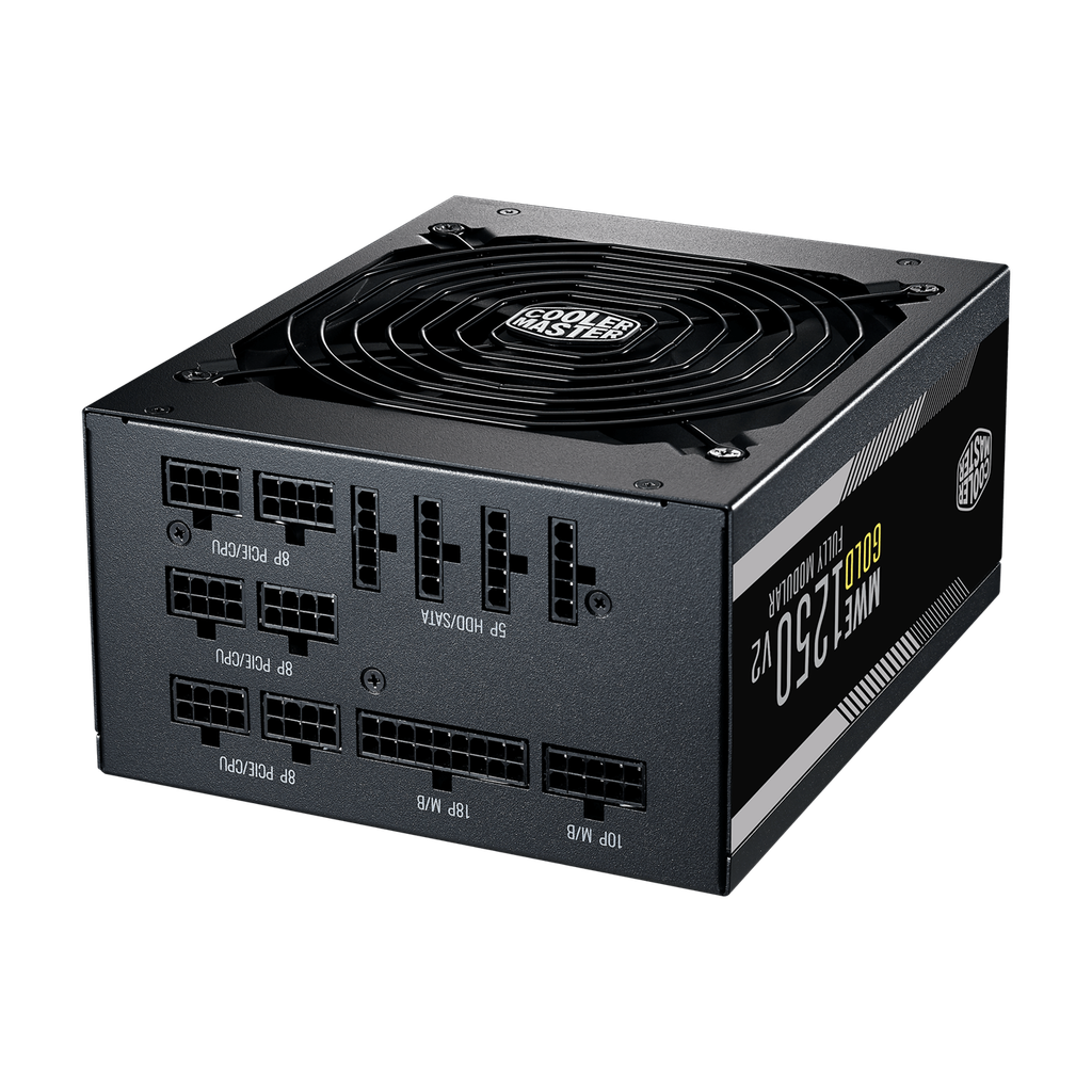 Nguồn Cooler Master MWE GOLD 1250 - V2 1250W ( 80 Plus Gold/Màu Đen/Full Modular)