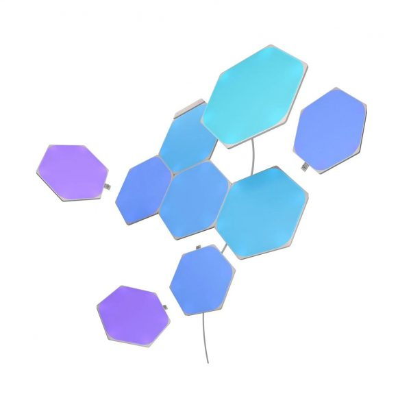 Đèn thông minh Nanoleaf Shapes Hexagons - Smarter Kit (9 pieces)