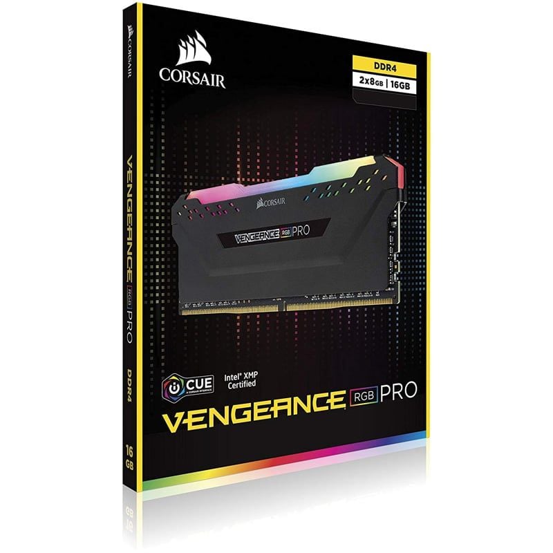 Corsair Vengeance RGB Pro 16GB (2x8GB) DDR4 3200MHz C16 Black