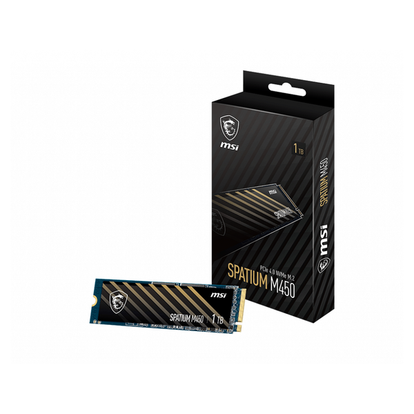 SSD MSI Spatium M450 1TB M.2 PCIe NVMe Gen4