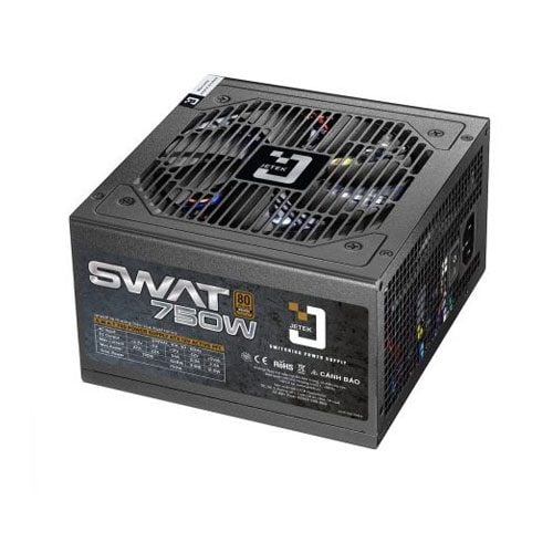 Nguồn Jetek SWAT 750W V5 Full Range | 80 Plus Bronze (Dual 8 PIN)