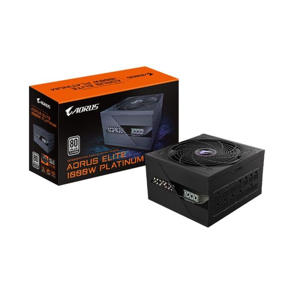 Nguồn Gigabyte Aorus Elite 1000W GP-AE1000PM PG5 ( 1000w, Platinum, ATX 3.0, Pcie 5.0)