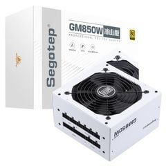 Nguồn Segotep GM850W 850W White 80 Plus Gold Full Modular PCIE 5.0/ATX3.0