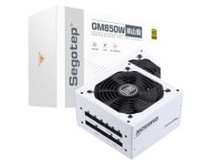 Nguồn Segotep GM850W 850W White 80 Plus Gold Full Modular PCIE 5.0/ATX3.0