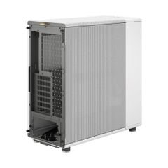 Fractal Design North Chalk White – Mesh Side Panels ATX Mid Tower Gaming Case – Wood Oak Front