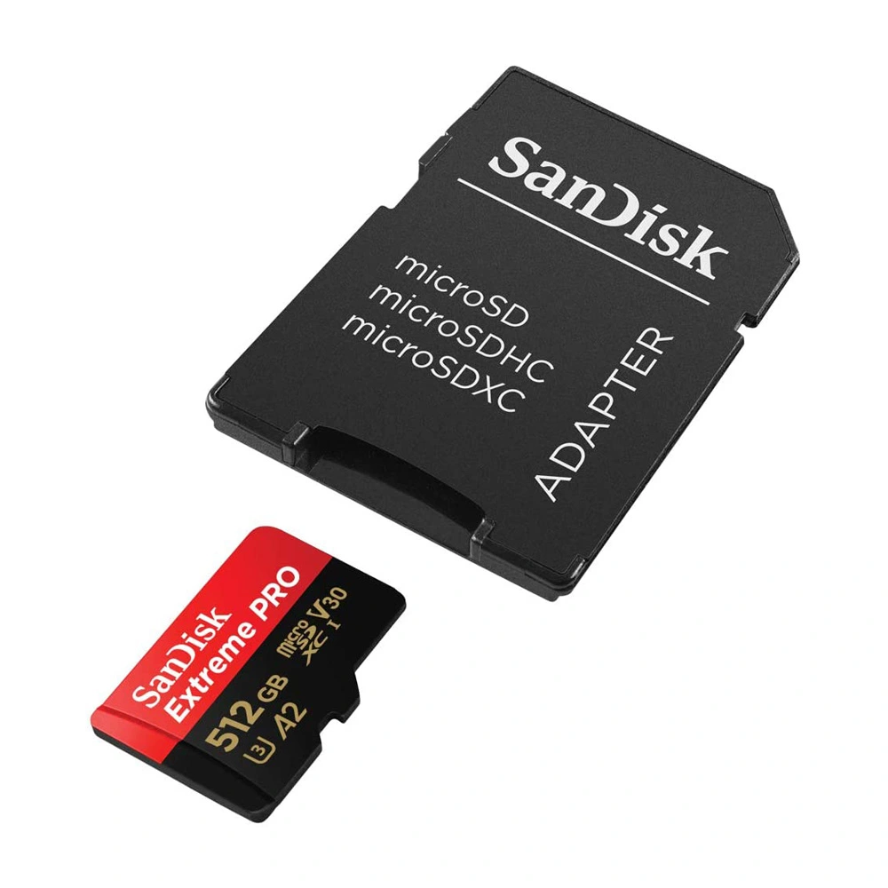 Thẻ Nhớ MicroSDXC SanDisk Extreme Pro V30 A2 512GB 200MB/s SDSQXCD-512G-GN6MA