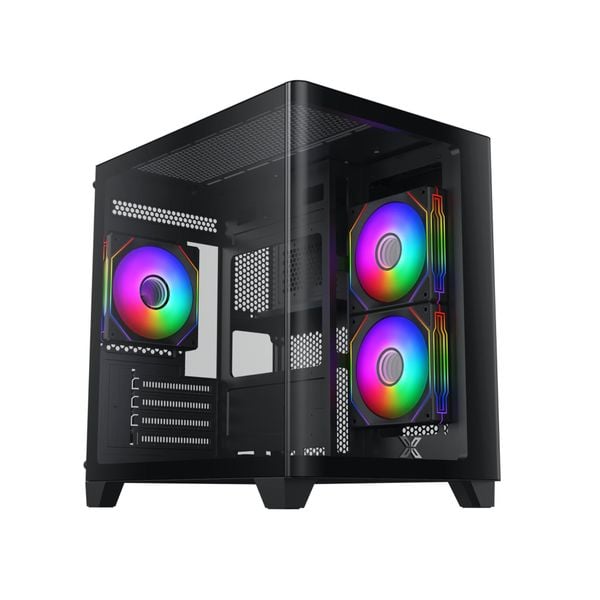 VỎ CASE XIGMATEK PANO M NANO 3GF ( Sẵn 3 fan )