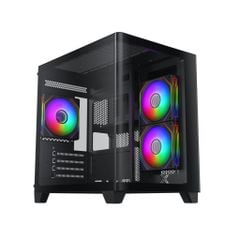 VỎ CASE XIGMATEK PANO M NANO 3GF ( Sẵn 3 fan )
