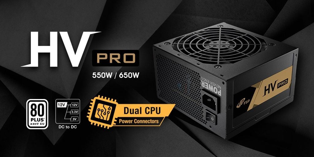 Nguồn FSP HV PRO 650W 80 plus Bronze