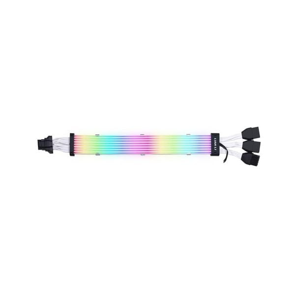 DÂY NGUỒN NỐI DÀI CHO CARD ĐỒ HOẠ LIAN LI STRIMER PLUS V2 12VHPWR (12+4-PIN)  - To 3x8 PIN - 8 SỢI LED ARGB
