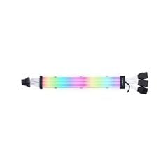 DÂY NGUỒN NỐI DÀI CHO CARD ĐỒ HOẠ LIAN LI STRIMER PLUS V2 12VHPWR (12+4-PIN)  - To 3x8 PIN - 8 SỢI LED ARGB