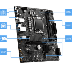 MAINBOARD MSI PRO B660M G DDR4 ( LGA1700 / M-ATX / 2XDDR4 )
