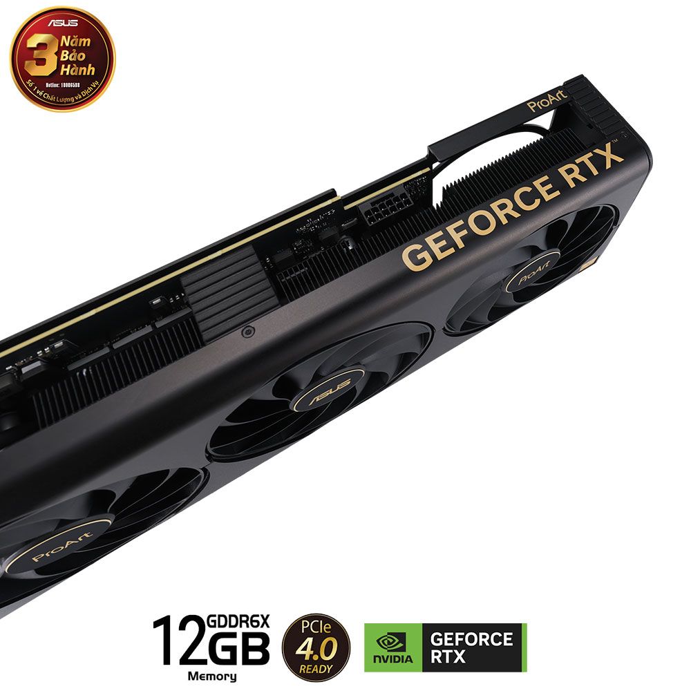 VGA ASUS ProArt GeForce RTX 4070 Ti OC 12GB GDDR6X