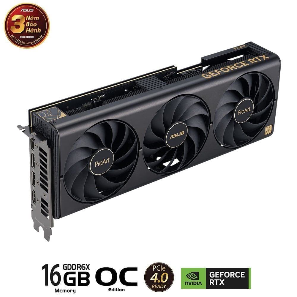 Card màn hình ASUS ProArt GeForce RTX 4080 SUPER 16GB GDDR6X OC Edition