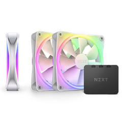 Quạt Tản Nhiệt NZXT F120 RGB Duo Triple White