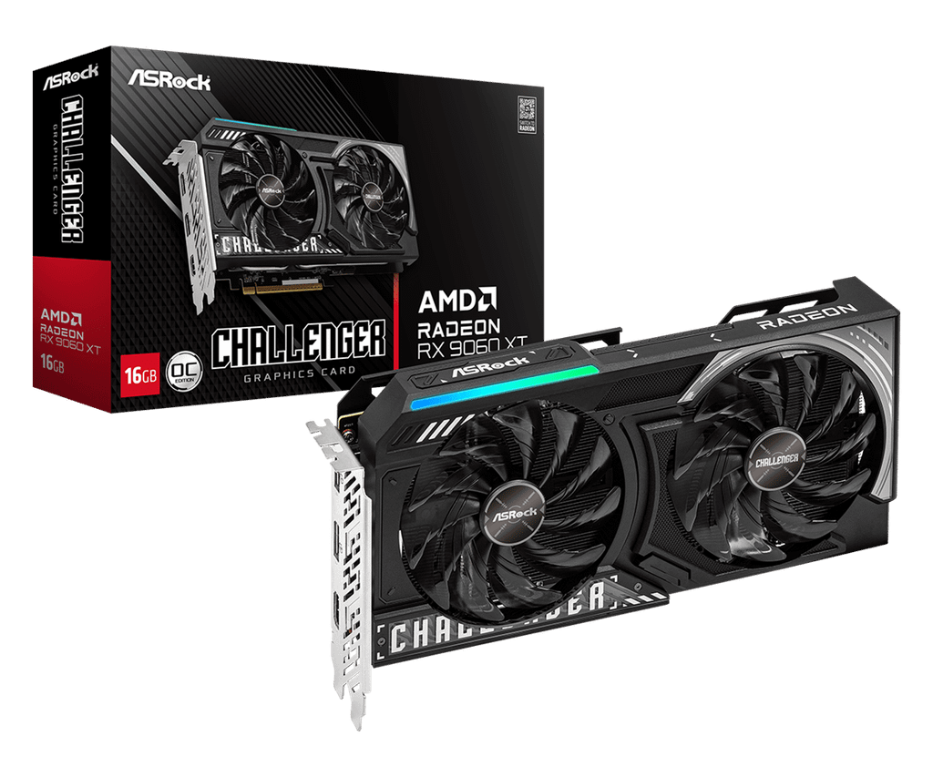 Card màn hình Asrock AMD Radeon RX 9060 XT Challenger OC 16GB