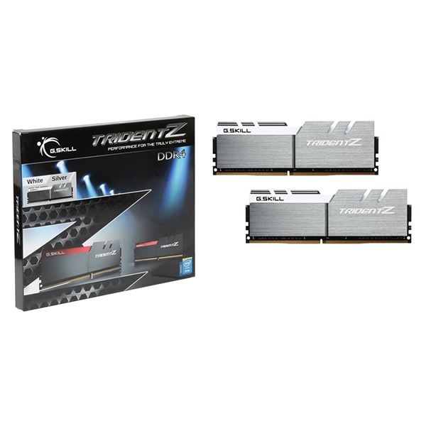 Ram GSkill Trident Z 32GB (2x16GB ) DDR4  Bus 3200MHz  ( Bạc Trắng )