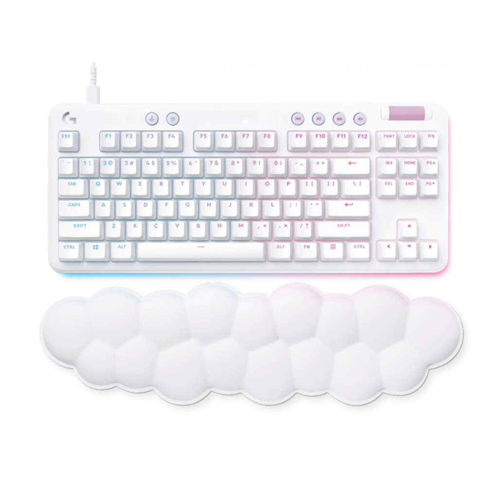 Bàn phím Logitech Aurora G713 White Mist TKL RGB  LINEAR SW WHITE