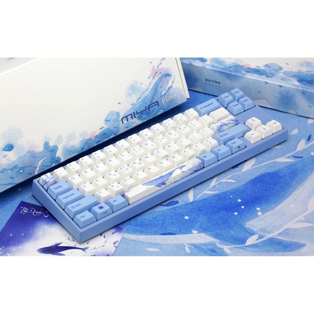 Varmilo MIYA Pro Sea Melody (Cherry Red Sw - 68 phím - LED RGB - TypeC)