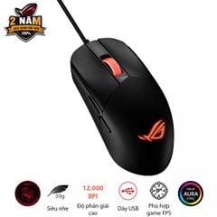 Chuột máy tính có dây Asus ROG Strix Impact III USB/RGB/ĐEN (90MP0300-BMUA00)