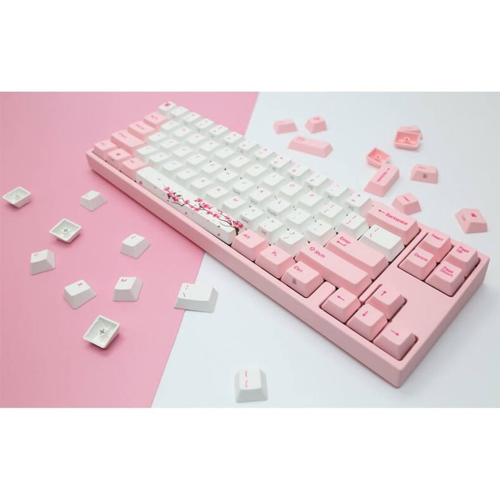 Varmilo MIYA Pro Sakura V2 (Cherry Blue Sw - 68 phím - LED RGB - TypeC)