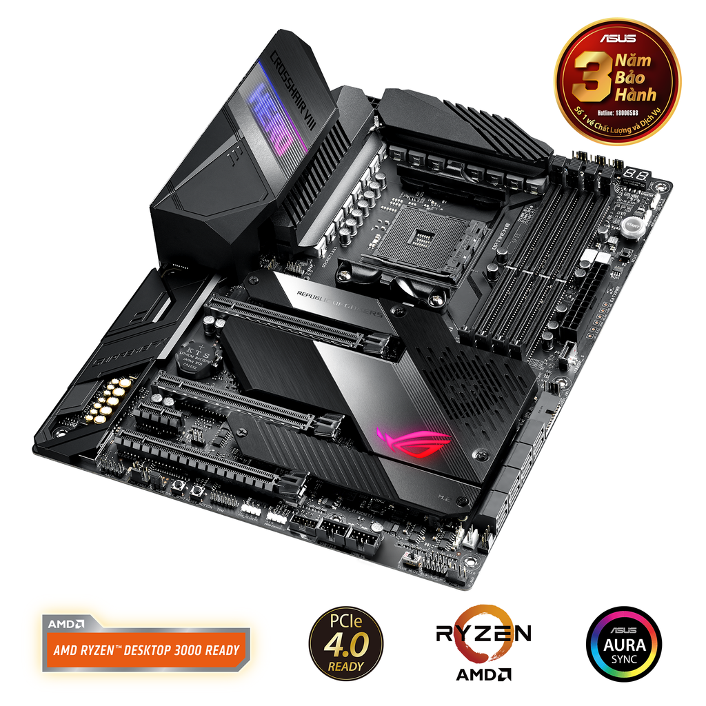 ASUS CROSSHAIR VIII HERO X570 (AMD Socket AM4)