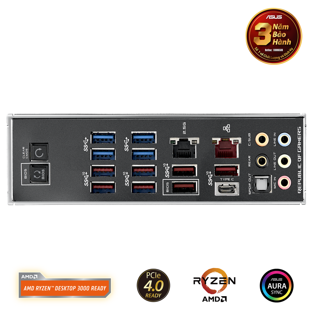 ASUS CROSSHAIR VIII HERO X570 (AMD Socket AM4)