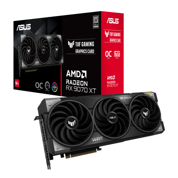 Card màn hình ASUS TUF Gaming Radeon™ RX 9070  OC Edition 16GB GDDR6
