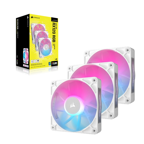 Bộ 3 quạt Corsair iCUE Link RX120 RGB