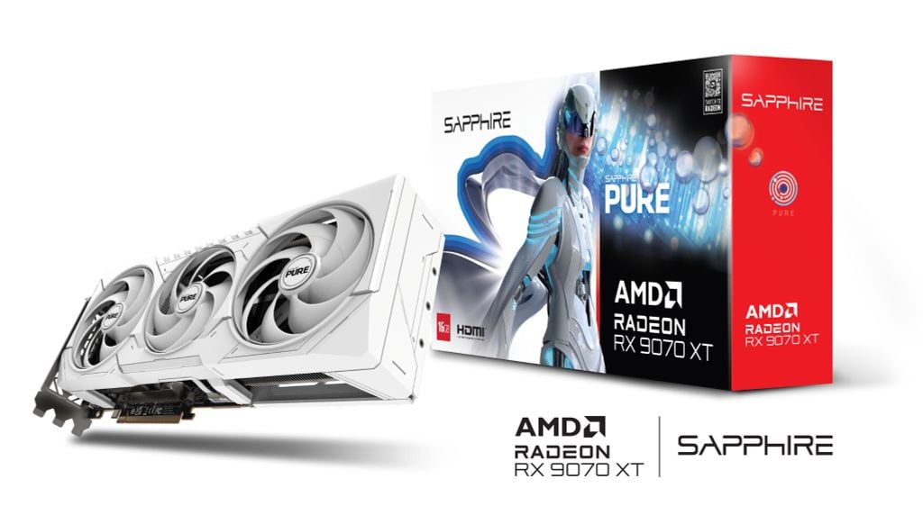 Card màn hình SAPPHIRE PURE AMD RADEON RX 9070 XT GAMING OC 16GB