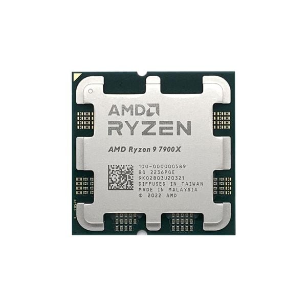 CPU AMD Ryzen 9 7900X TRAY (5.6GHz/12 Nhân/24 Luồng/70MB Cache/AM5)