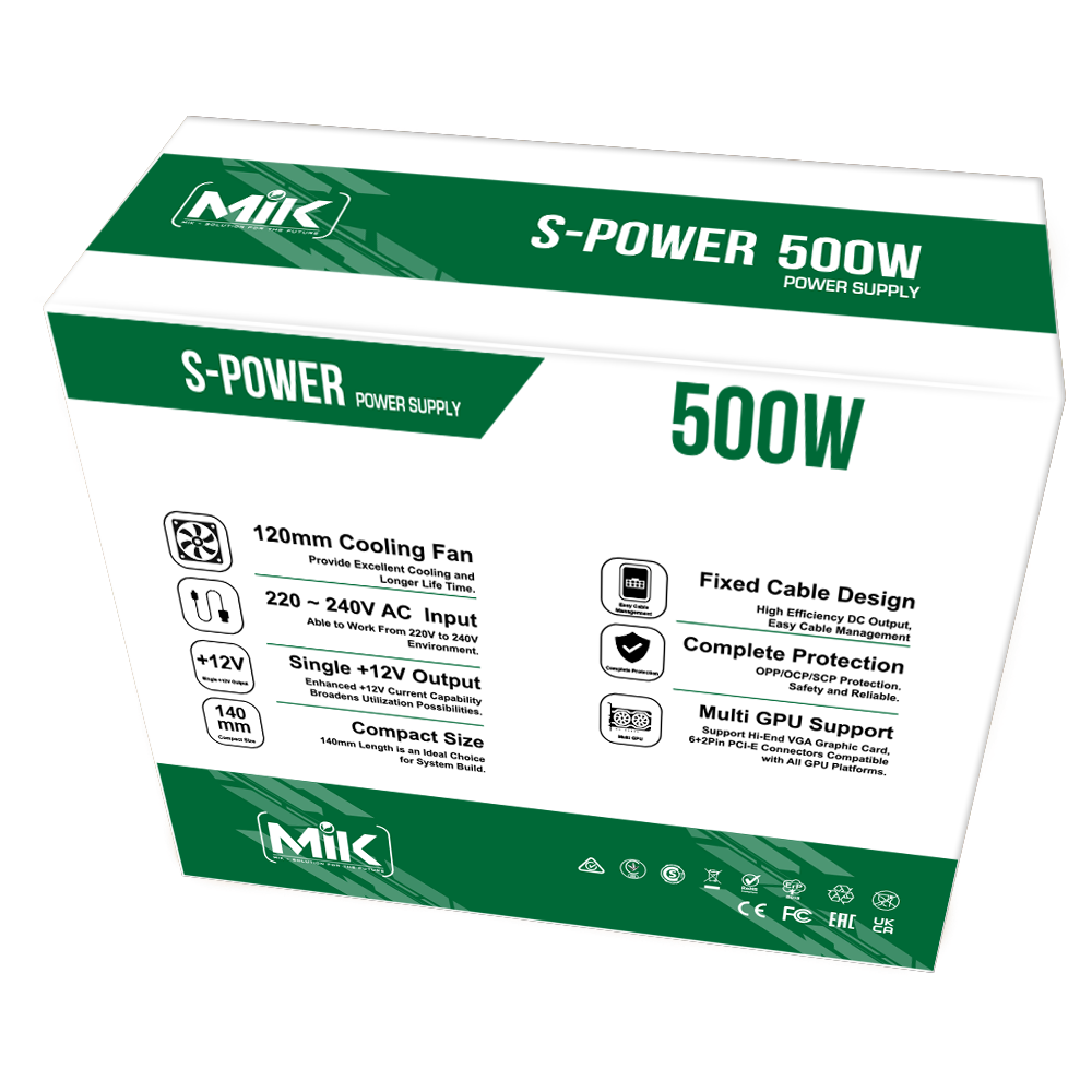 NGUỒN MIK SPOWER 500W