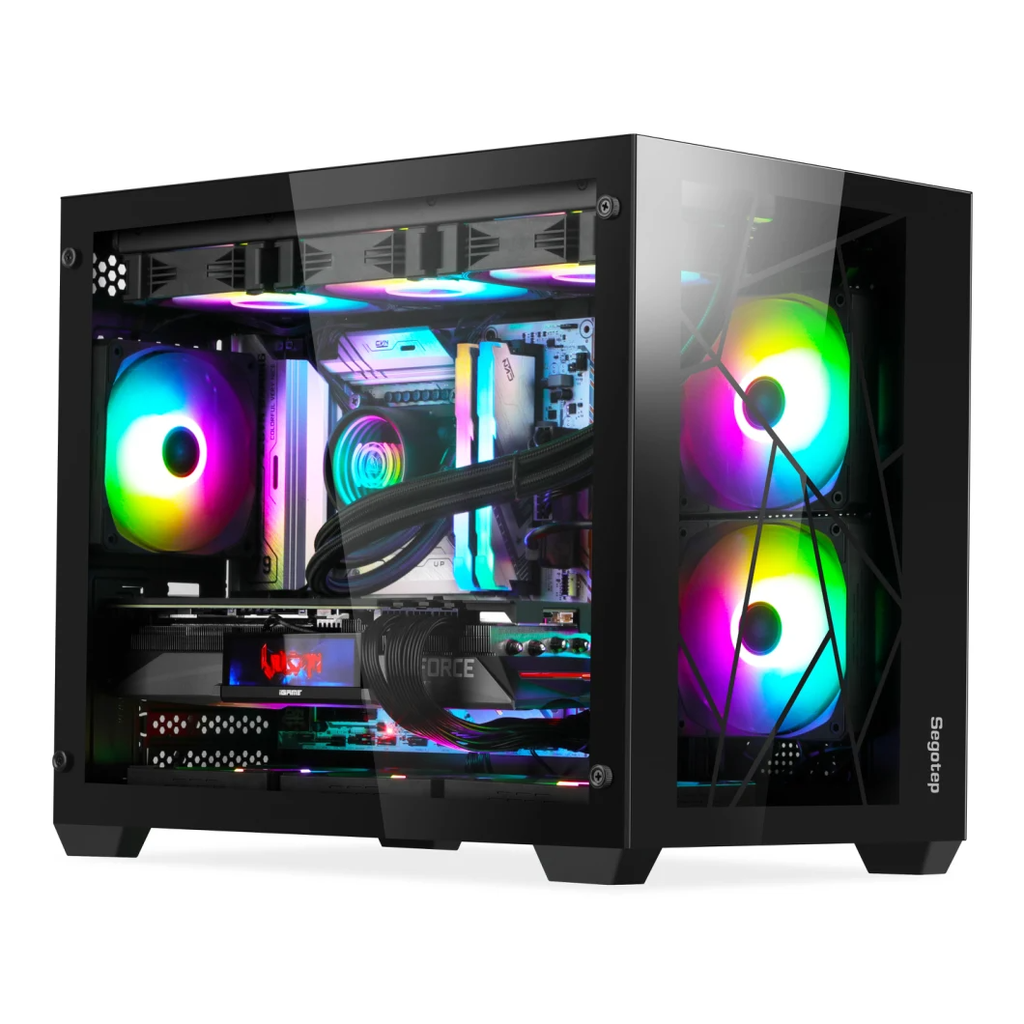 Thùng Máy Tính Segotep Lumi II White MATX