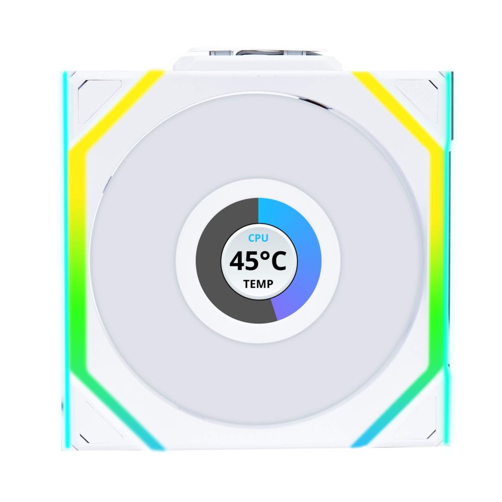 FAN Lian-Li UNI Fan SL Wireless LCD 120 Triple White