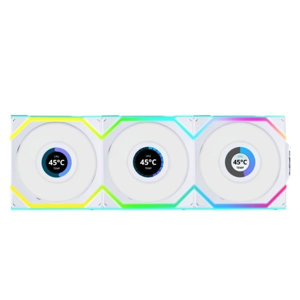FAN Lian-Li UNI Fan SL Wireless LCD 120 Triple White