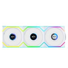 FAN Lian-Li UNI Fan SL Wireless LCD 120 Triple White