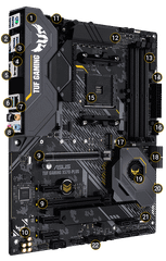 Mainboard ASUS TUF GAMING X570 PLUS (AMD X570, Socket AM4, ATX, 4 khe RAM DDR4)