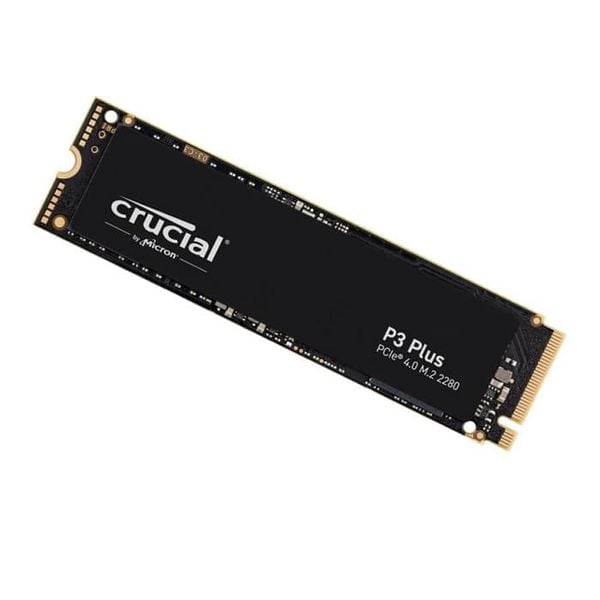 SSD Crucial P3 Plus 500GB NVMe 3D-NAND M.2 PCIe Gen4 x4