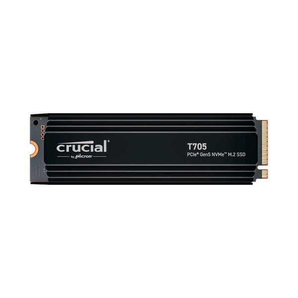 SSD Crucial 2TB T705 M.2 PCIe Gen5 x4 NVMe  Heatsink