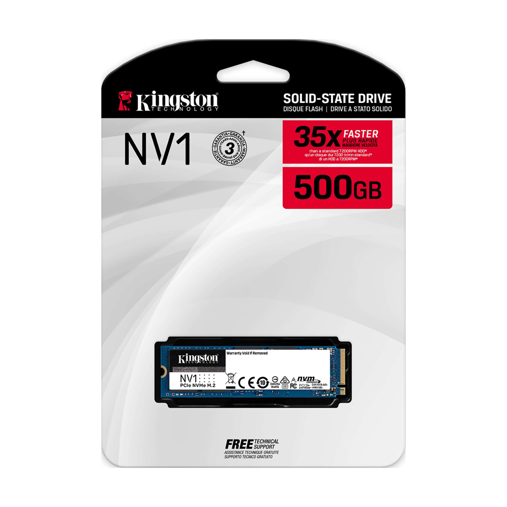 SSD Kingston NV1 M.2 PCIe Gen3 x4 NVMe 500G