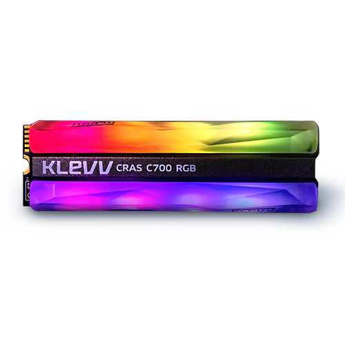 SSD KLEVV CRAS C700 RGB 240GB NVMe Gen3x4 M.2 2280 SSD (K240GM2SP0-C7R)