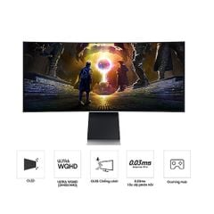 Màn hình cong Samsung Odyssey G8 G85SD LS34DG850SEXXV 34"/ 2K/ OLED/ 175Hz